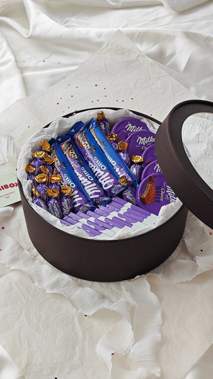 Box ze słodyczami Milka