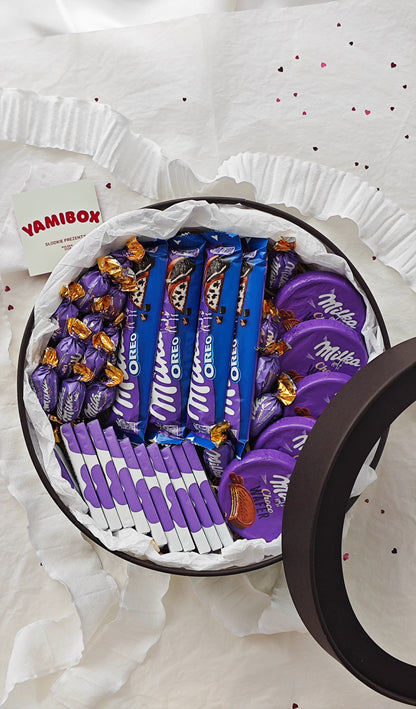 Box ze słodyczami Milka